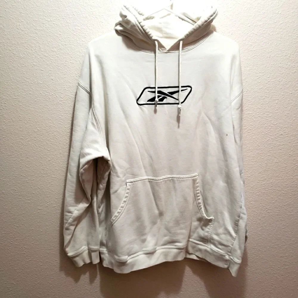 Reebok hoodie, white, M